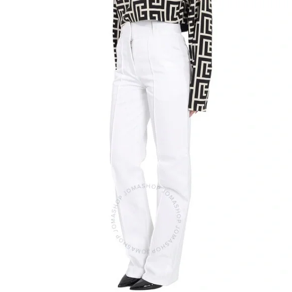Burberry Pants Jumpsuits Burberryladies White Skerton Cotton